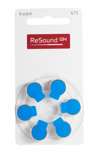 60pcs Air/zinc 675 (blue)